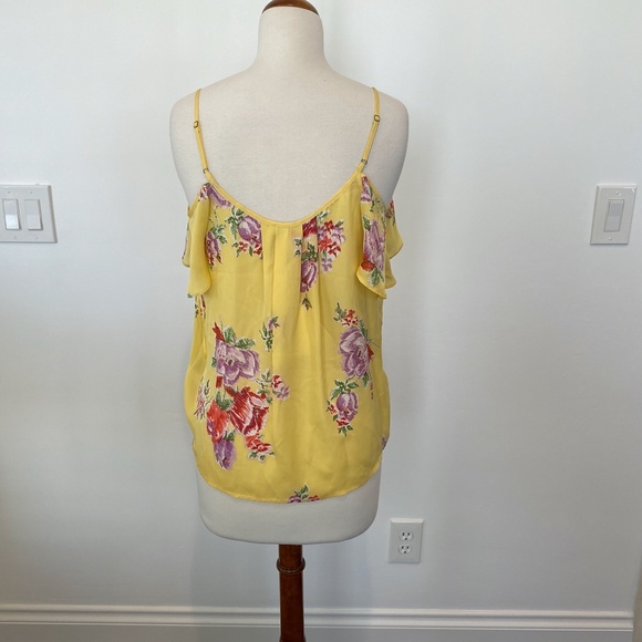 Joie Adorlee yellow floral off shoulder top - Picture 4 of 4